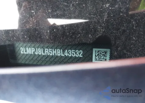 2017 Lincoln Mkx Reserve z USA, uszkodzony, nr VIN 2LMPJ8LR5HBL43532